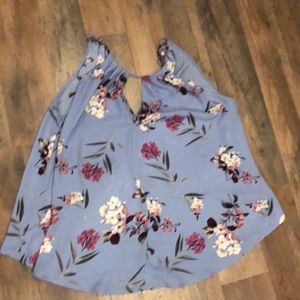 Floral Blue Tank Top from Francesca’s Collections